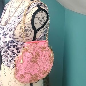ADORABLE HANDMADE-HAND PURSE FROM JAIPUR, INDIA.